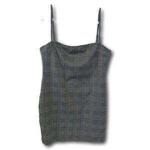 Verdusa Mini Dress Hounds Tooth Dress w Spagetti Straps Size: XL - NWT